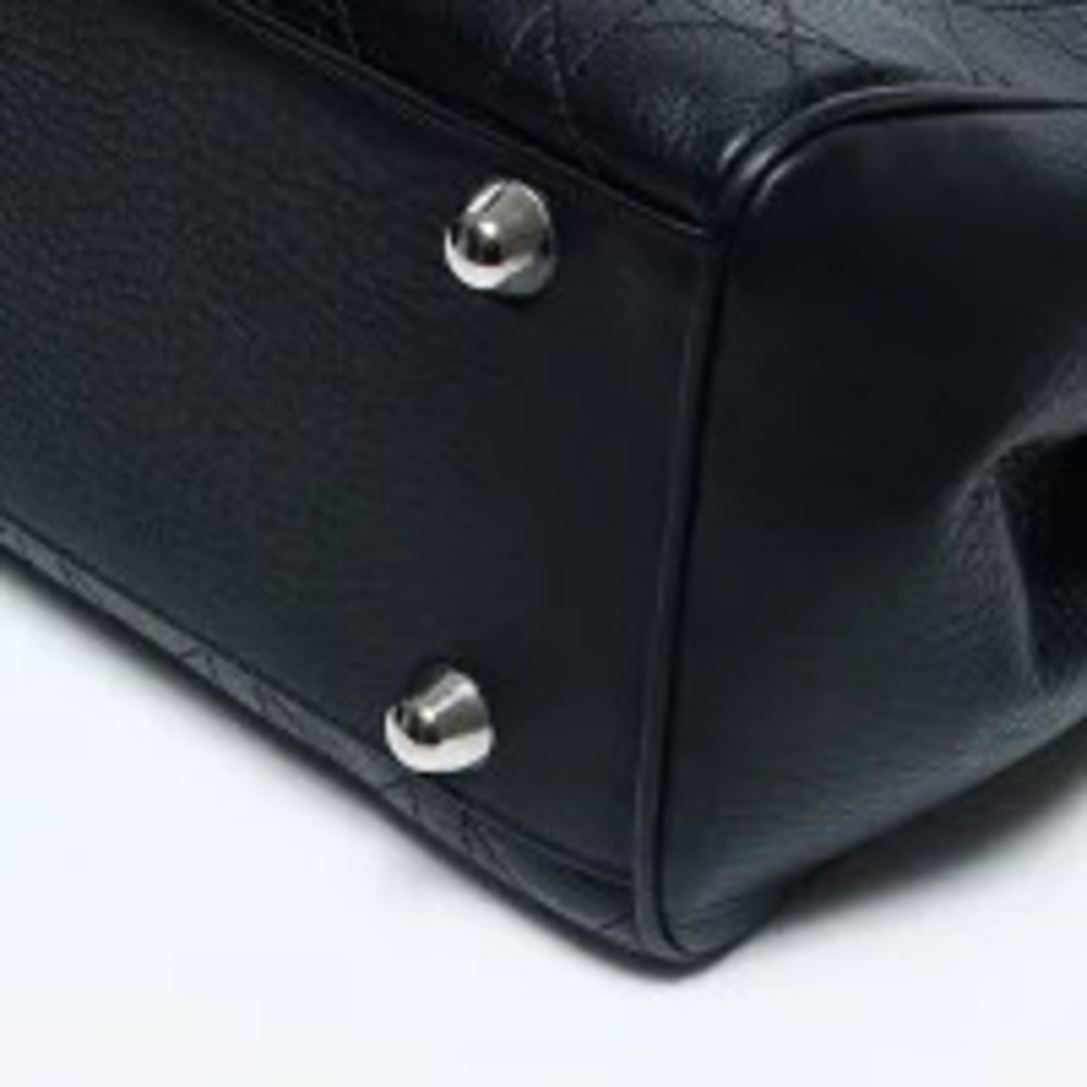 Christian Dior Cannage Tote Bag Black - Picture 7 of 13
